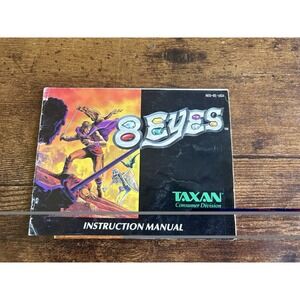 NO GAME- Authentic Manual ONLY!8 Eyes Nintendo NES